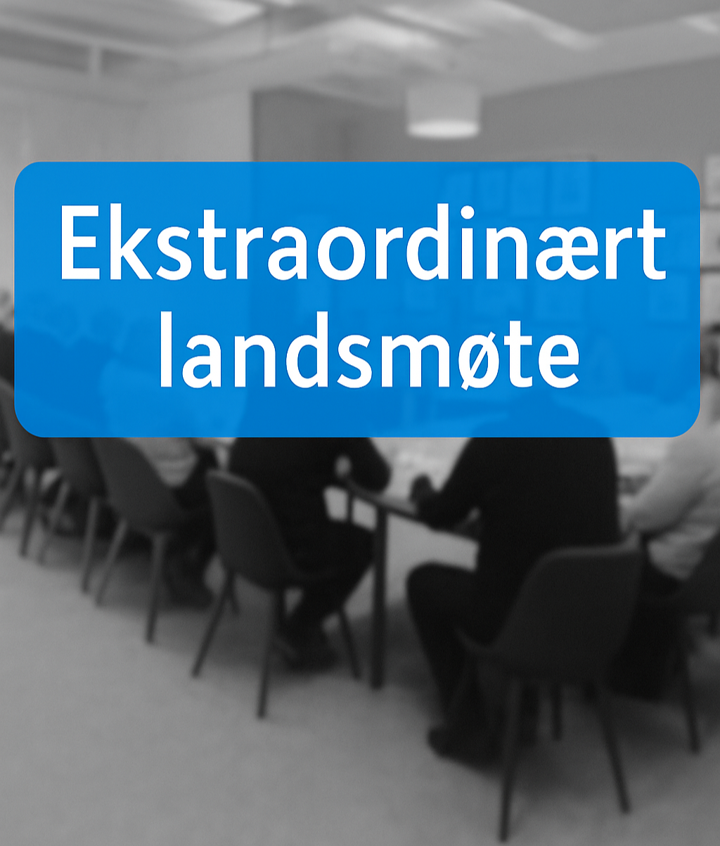 Innkalling til ekstraordinært landsmøte 30.10.25